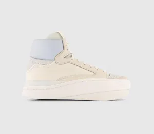 adidas Y3 Basketball Hi Trainers Off White Crystal White