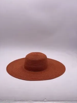 AMALFI HEMP HAT - STR/RU RUST