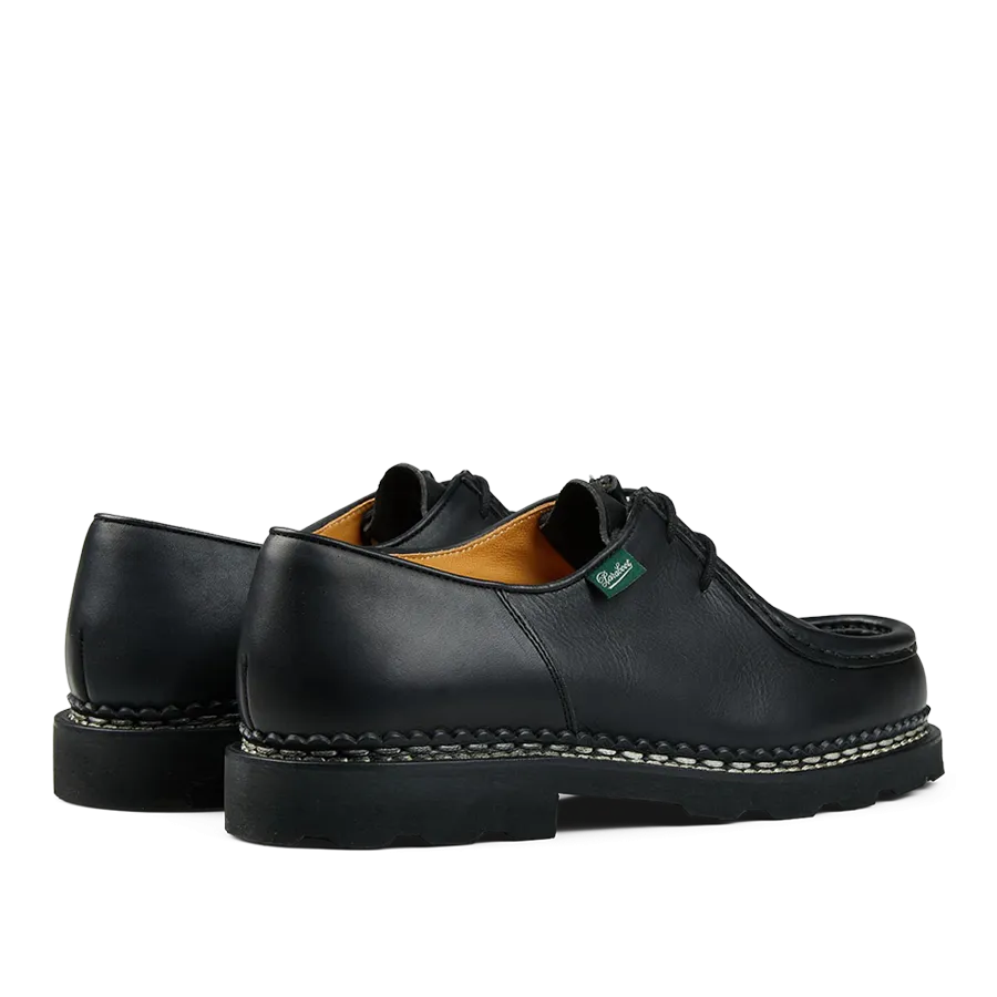 Black Lis Noir Leather Michael Derbies