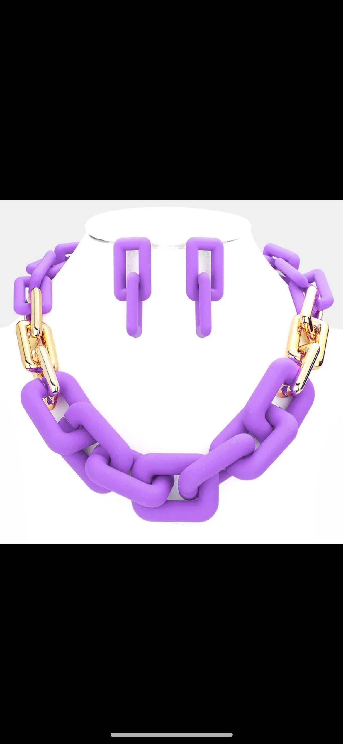Bold links necklaces