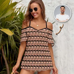 Custom Face Multi Face Women's Suspender Top