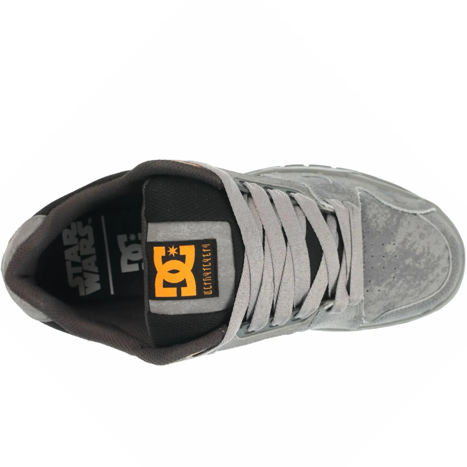 DC Shoes Mens Star Wars Stag Low Rise Chunky Trainers - Grey