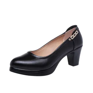 Elegant Leather Pumps
