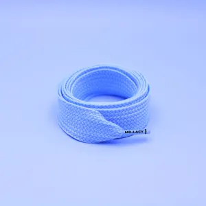 Fatties Shoelaces · Pastel Baby Blue