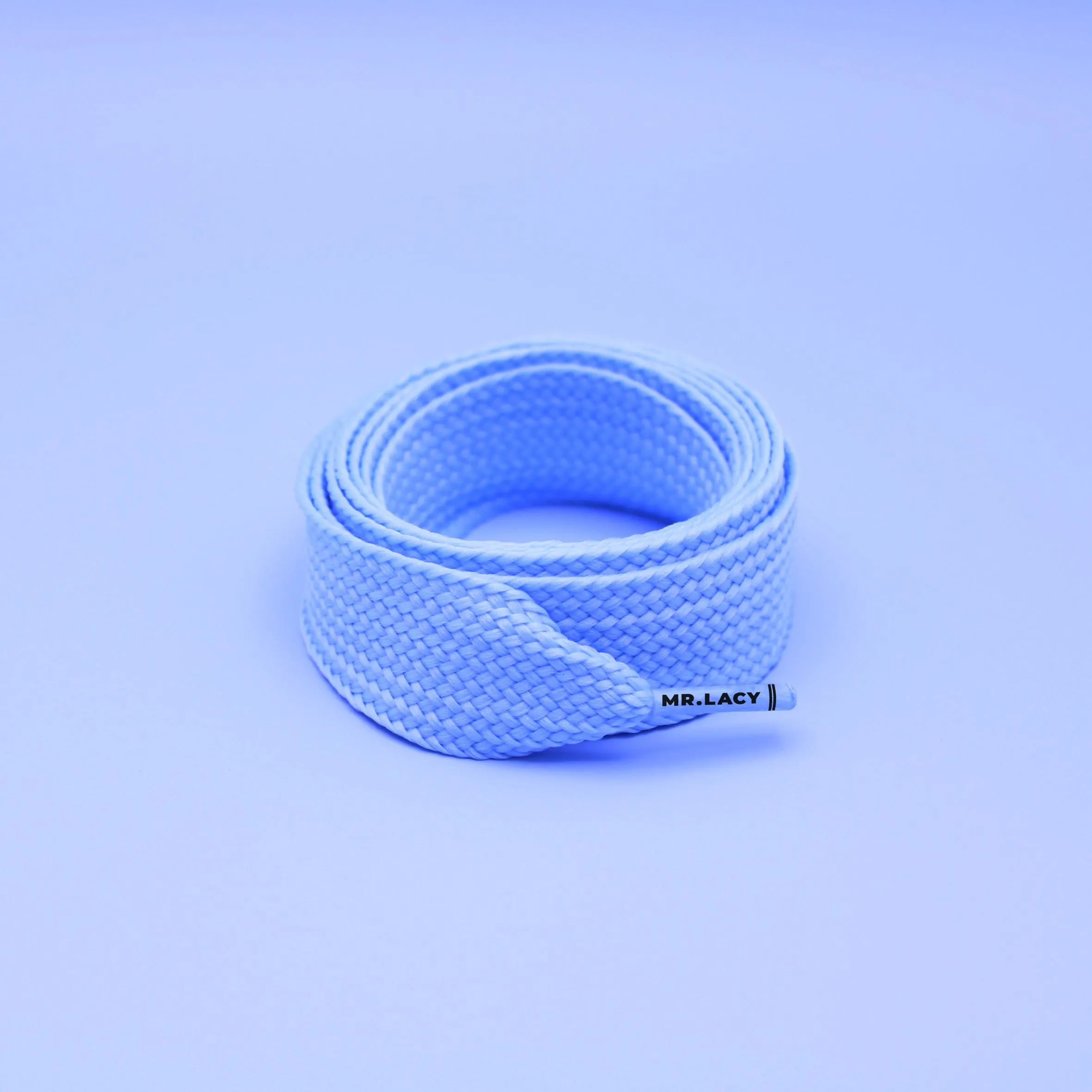 Fatties Shoelaces · Pastel Baby Blue