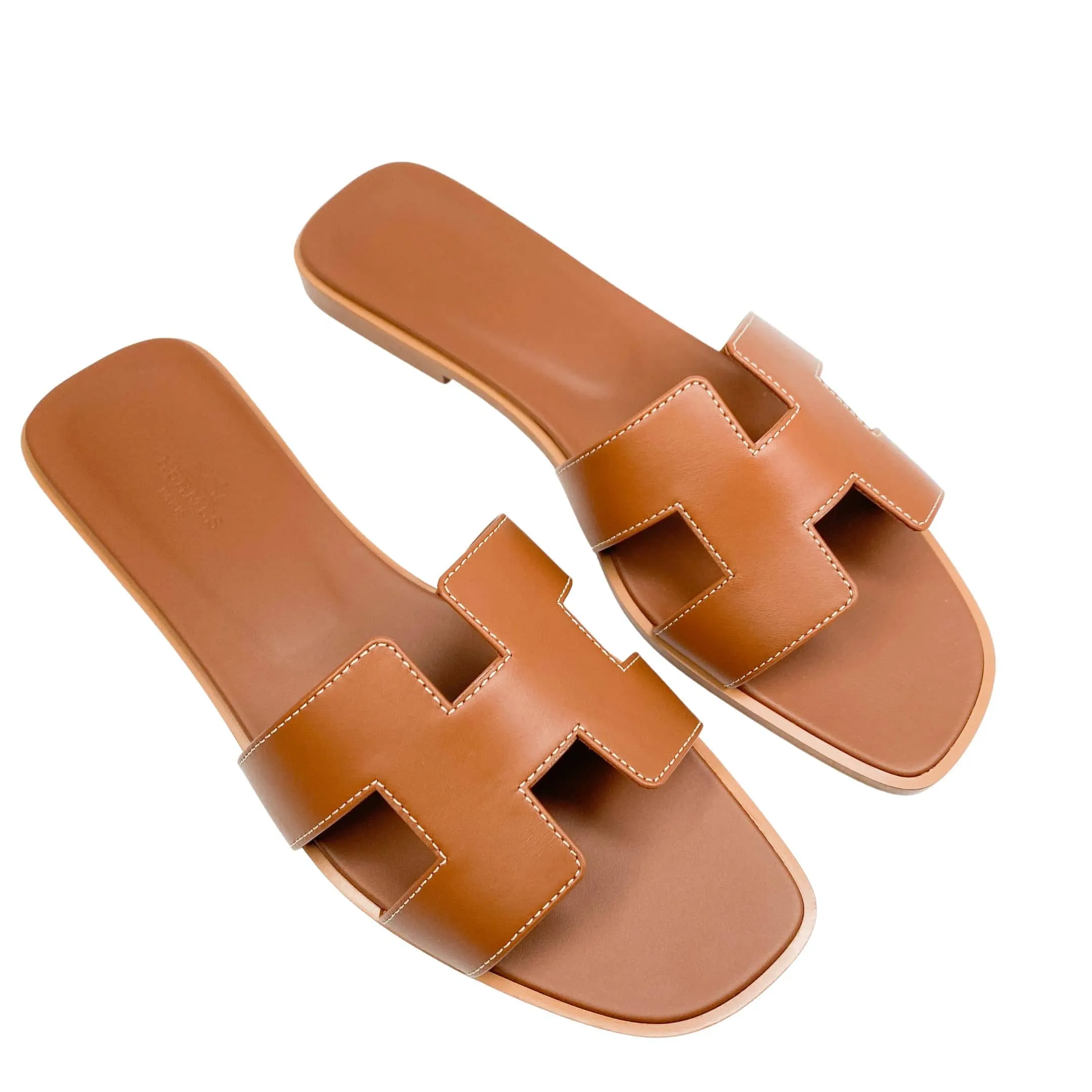 Hermès Oran Sandals (gold)