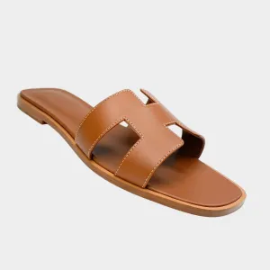 Hermès Oran Sandals (gold)