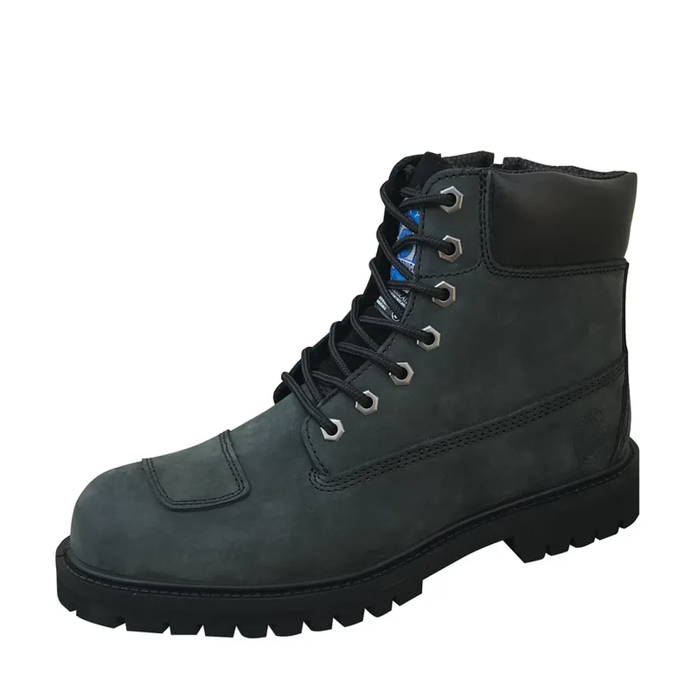 Johnny Reb Rumble Motorcycle Motorbike Boots-Black Cruiser Biker