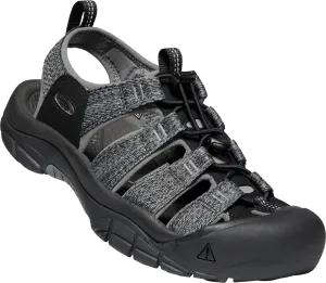 KEEN OUTDOOR NEWPORT HD HIKING SANDALS BLACK/STEEL GREY 1022252