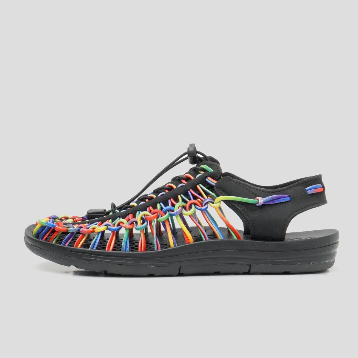 Loom Sandal Women Rainbow Black