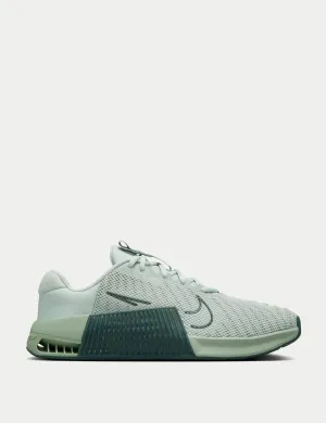 Metcon 9 Shoes - Light Silver/Vintage Green/Jade Horizon