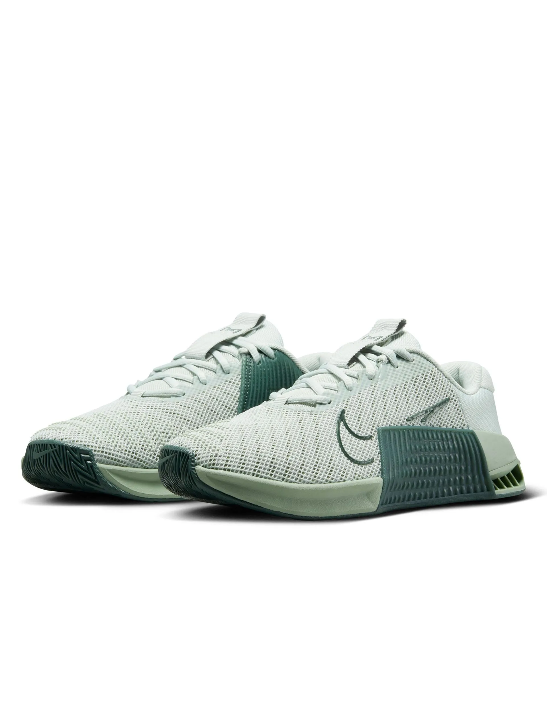 Metcon 9 Shoes - Light Silver/Vintage Green/Jade Horizon