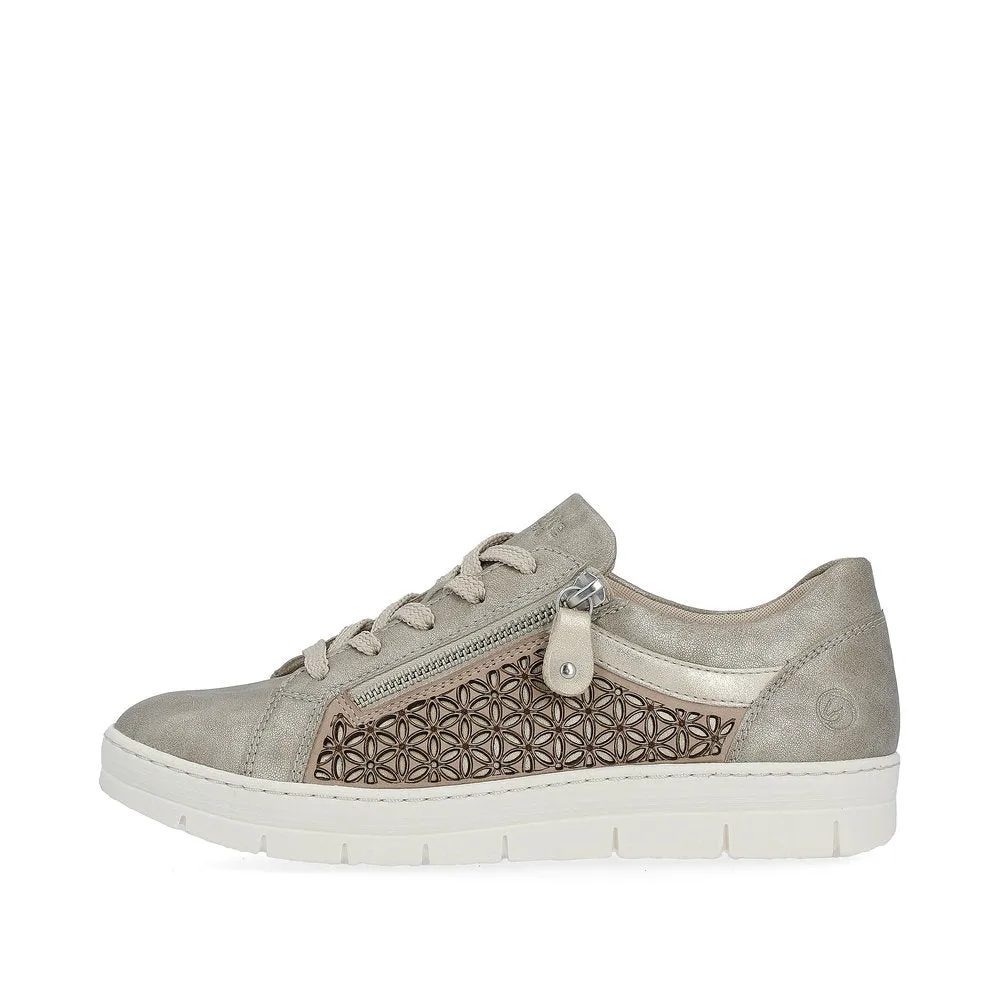 Remonte Ladies Odense Zip And Lace Up Sneaker