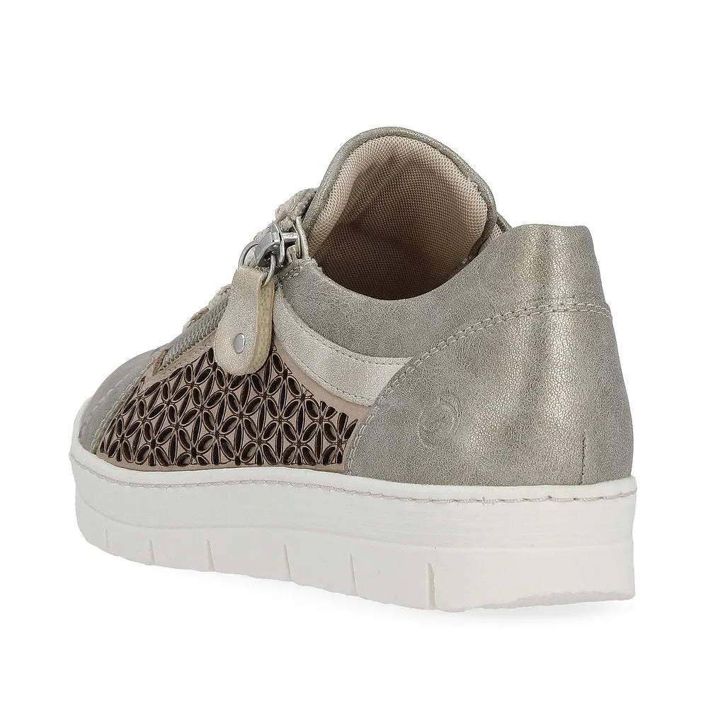 Remonte Ladies Odense Zip And Lace Up Sneaker