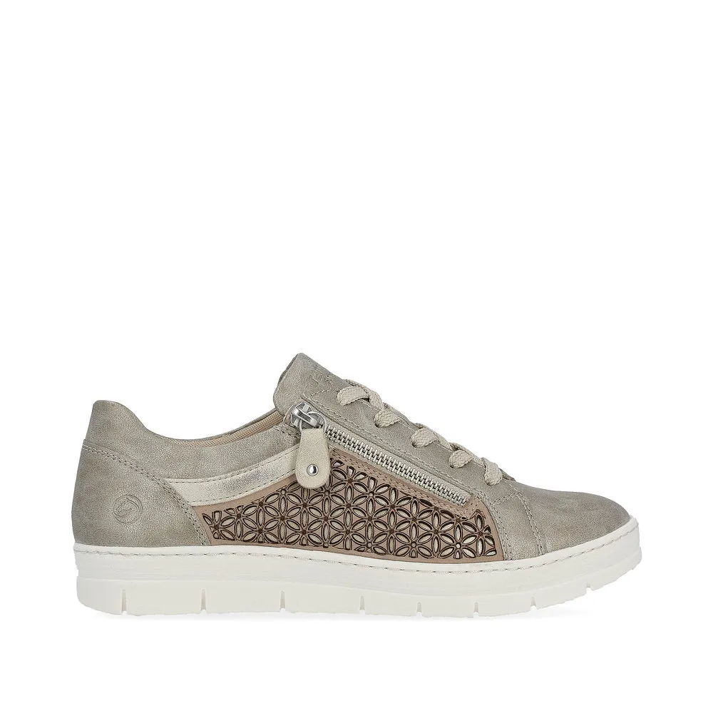 Remonte Ladies Odense Zip And Lace Up Sneaker