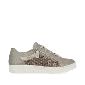 Remonte Ladies Odense Zip And Lace Up Sneaker