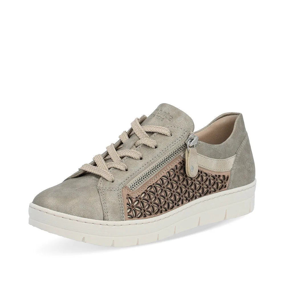 Remonte Ladies Odense Zip And Lace Up Sneaker