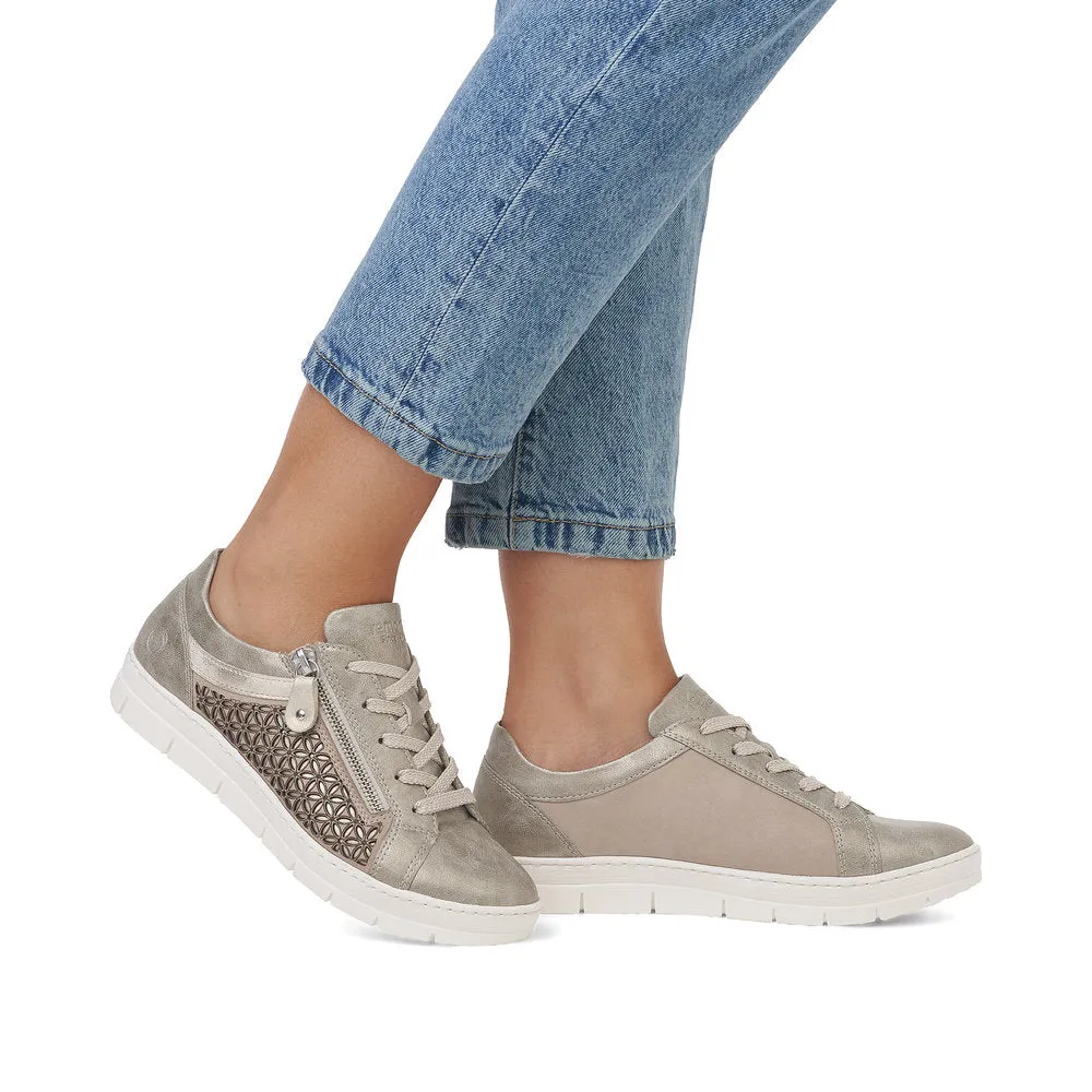 Remonte Ladies Odense Zip And Lace Up Sneaker