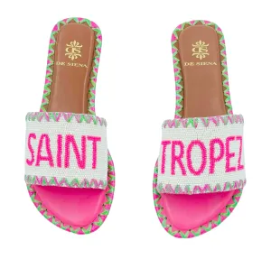 SAINT TROPEZ  BEADS PINK