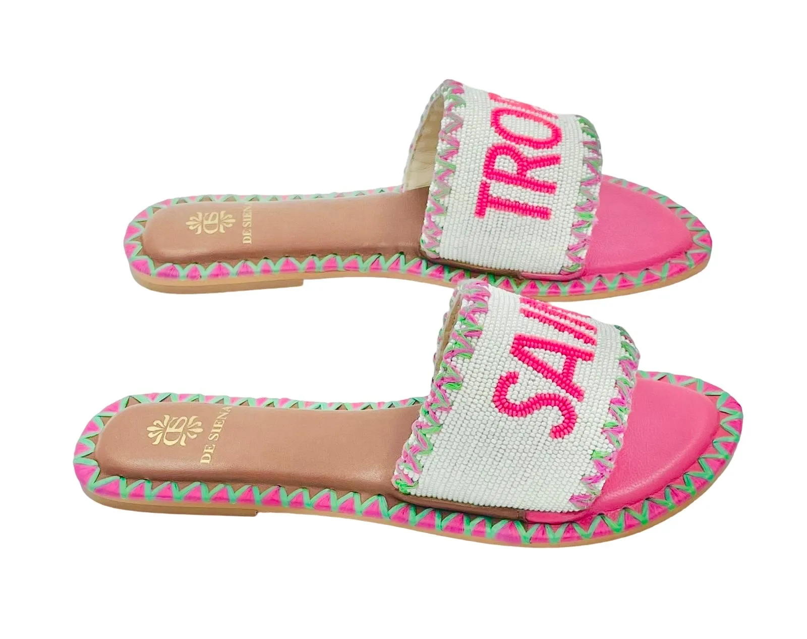 SAINT TROPEZ  BEADS PINK