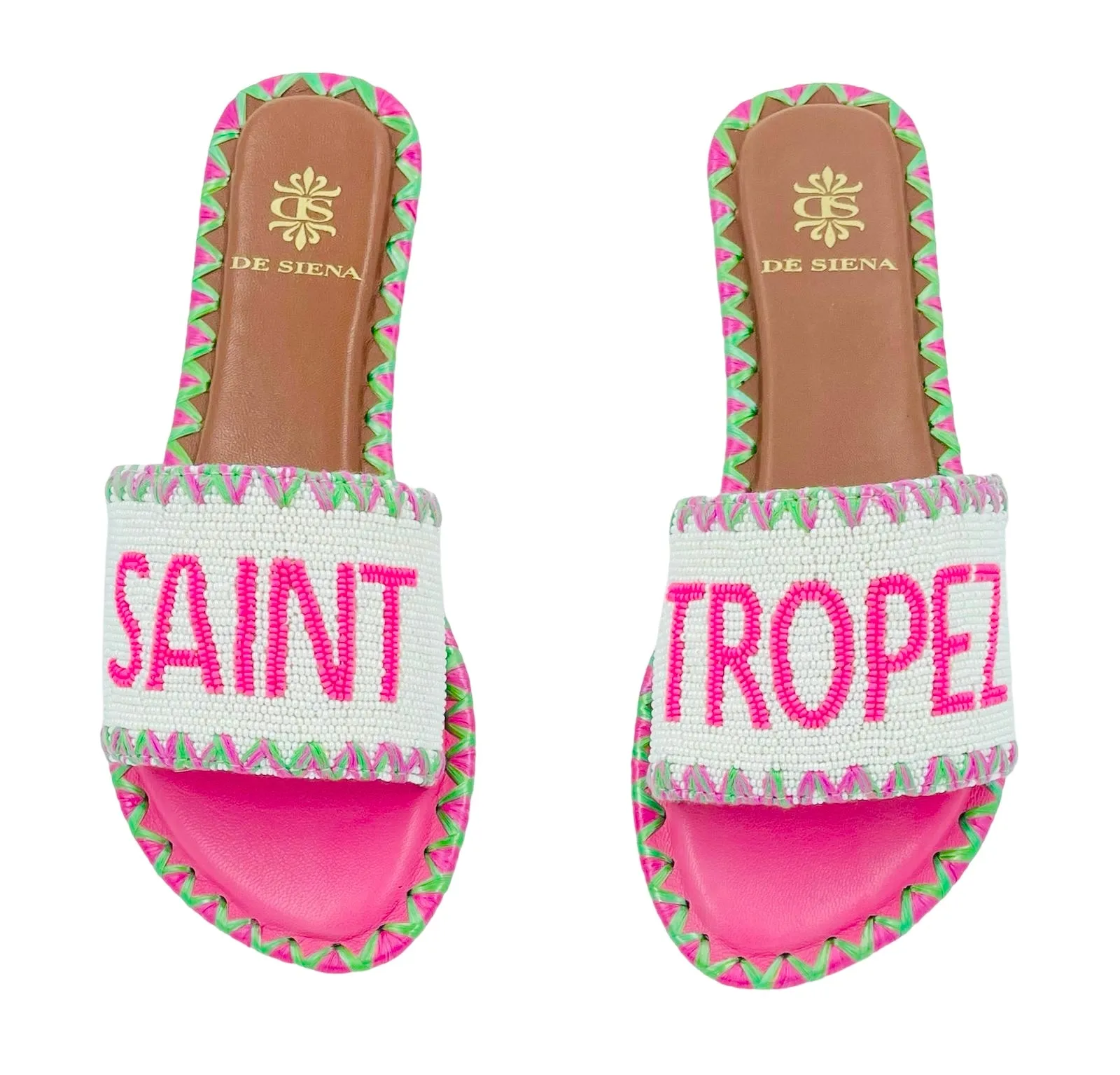 SAINT TROPEZ  BEADS PINK