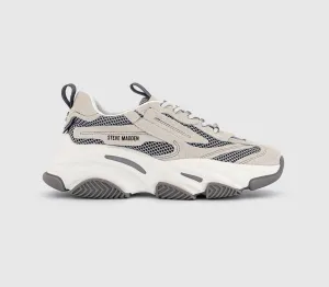Steve Madden Posession Sneakers Grey Suede