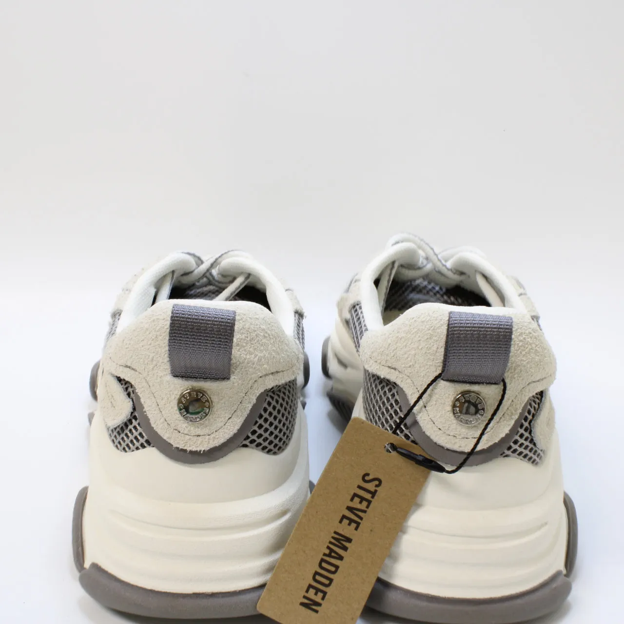 Steve Madden Posession Sneakers Grey Suede