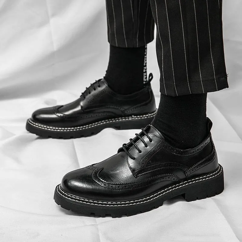 The Geoffrey Patent Leather Oxford Dress Shoes - Multiple Colors