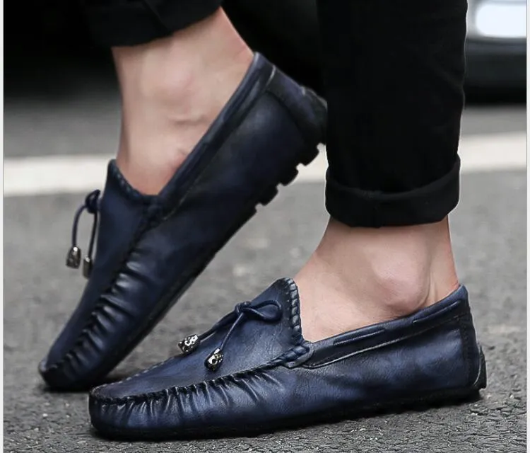 West Louis Premium Flat Leather Loafer Mocassin
