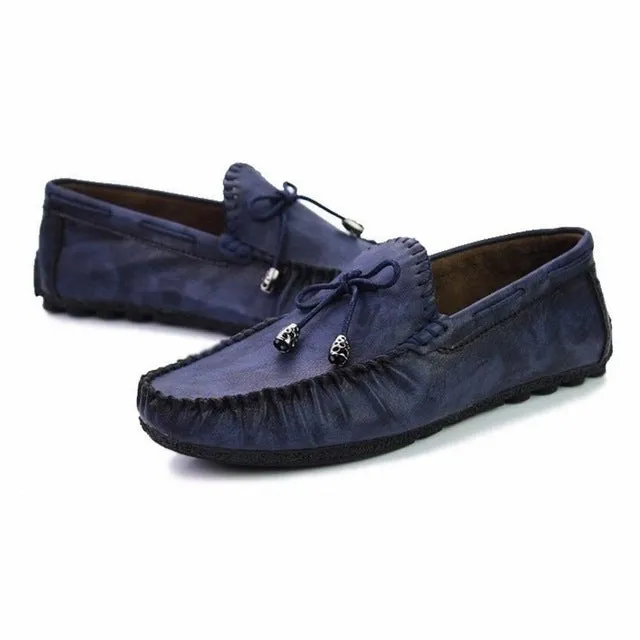 West Louis Premium Flat Leather Loafer Mocassin