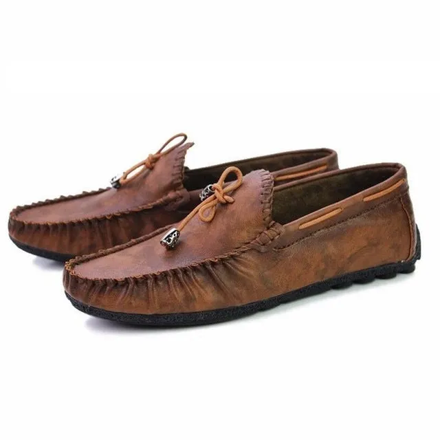 West Louis Premium Flat Leather Loafer Mocassin