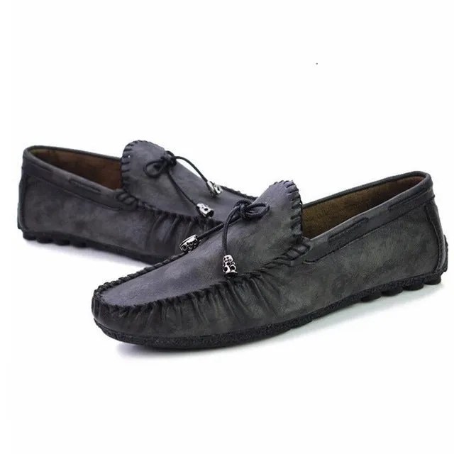 West Louis Premium Flat Leather Loafer Mocassin