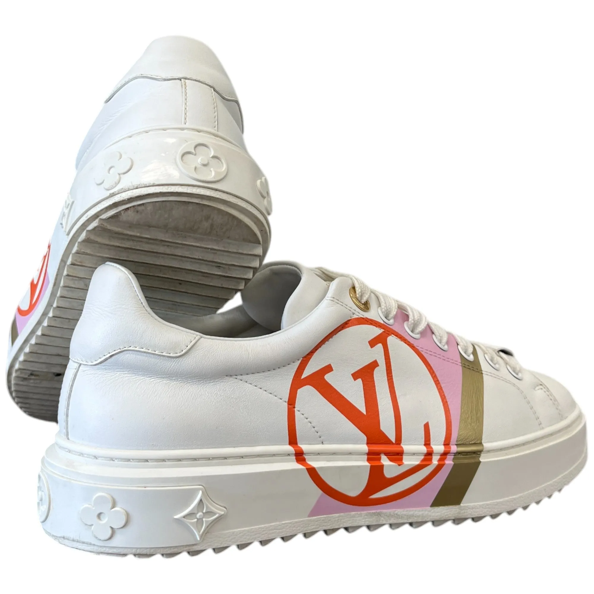 Women's Time Out Low Trainers White Size EU 38.5 / UK 5.5