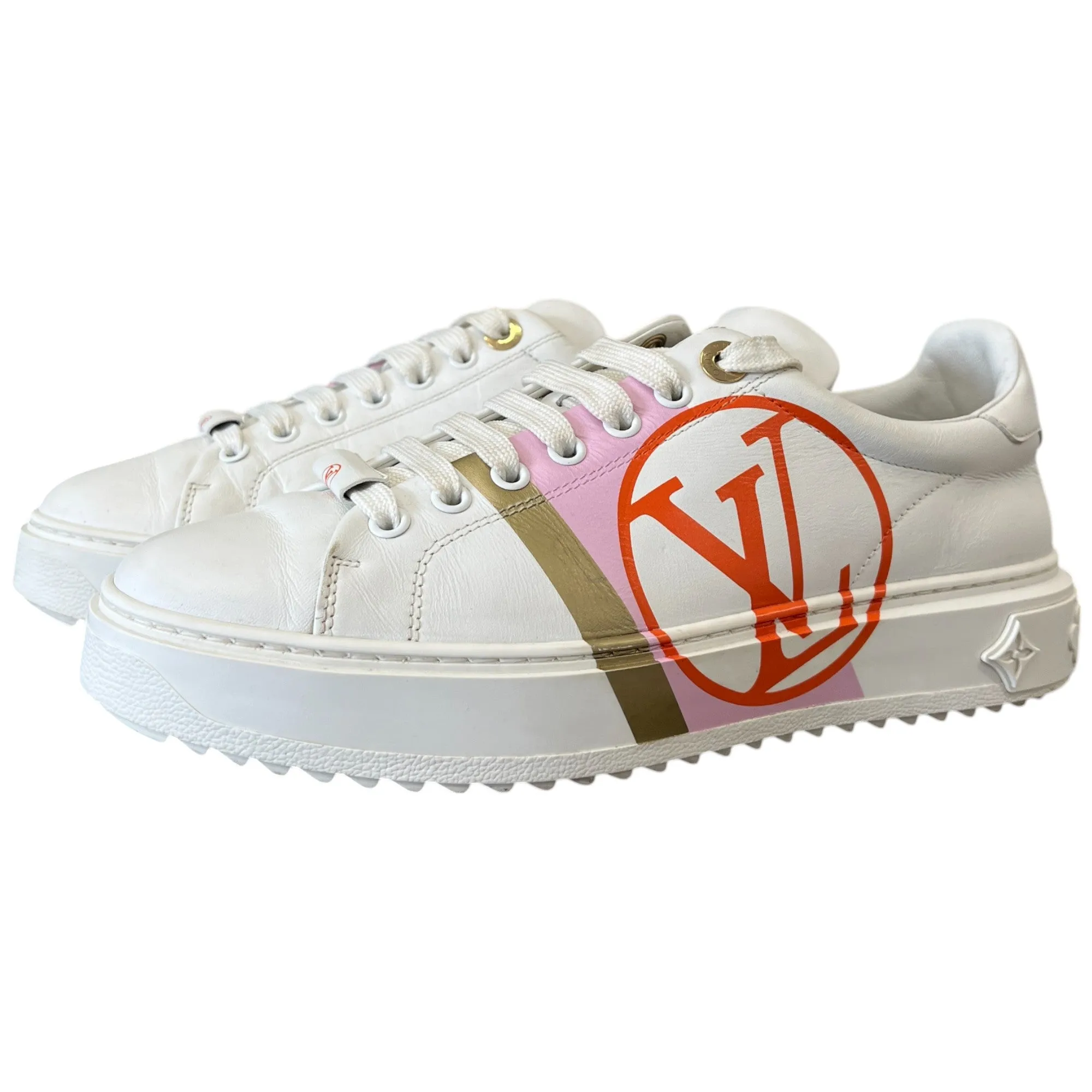 Women's Time Out Low Trainers White Size EU 38.5 / UK 5.5